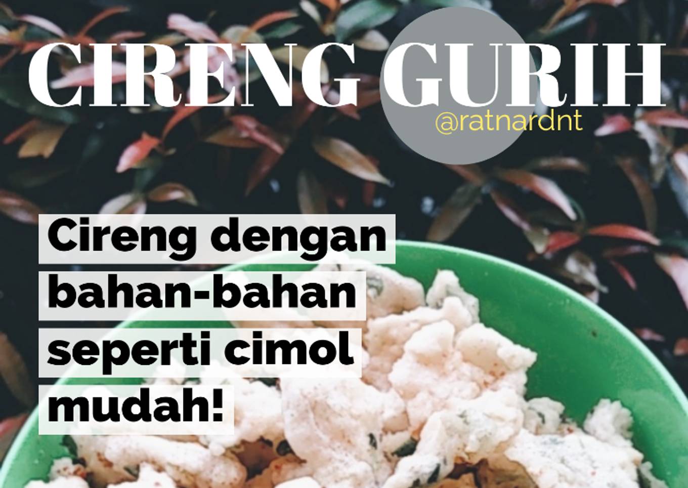 Keju Sireng Renyah dan Pedas * Gampang!