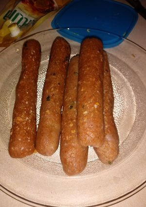 Una foto de Salchichas veganas