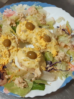 Una foto de Huevos rellenos