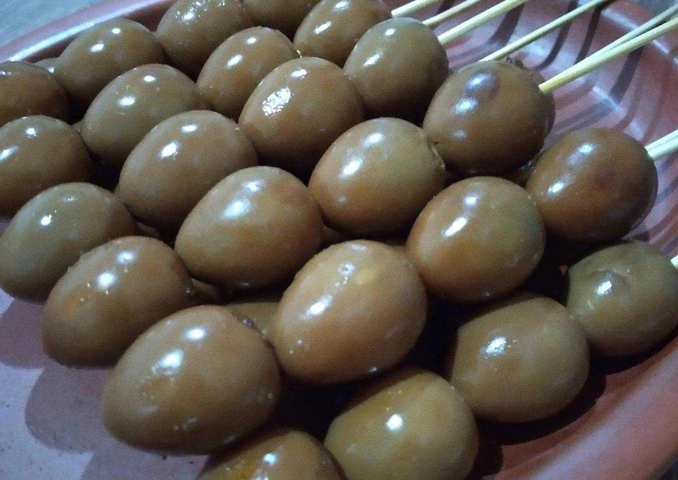 Sate Bacem Telur Puyuh