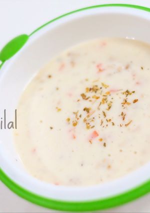 Foto resep Cream Soup Ala Bilal (mpasi 1+)