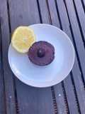 Mousse de arándanos