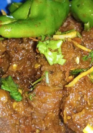 A picture of Smoky Beef Karhai.