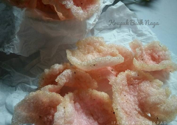 Cara Gampang Menyiapkan Krupuk Buah Naga Anti Gagal