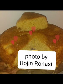 عکسی از دستور کیک هل و گلاب زعفرانی