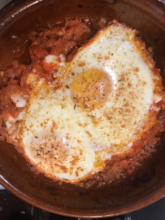 Una foto de Huevos en cazuelita para un vegetariano🌱