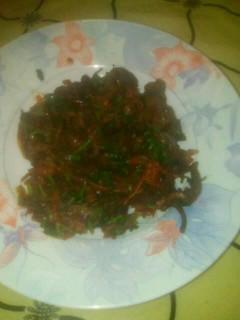 A picture of Matumbo wet fry.