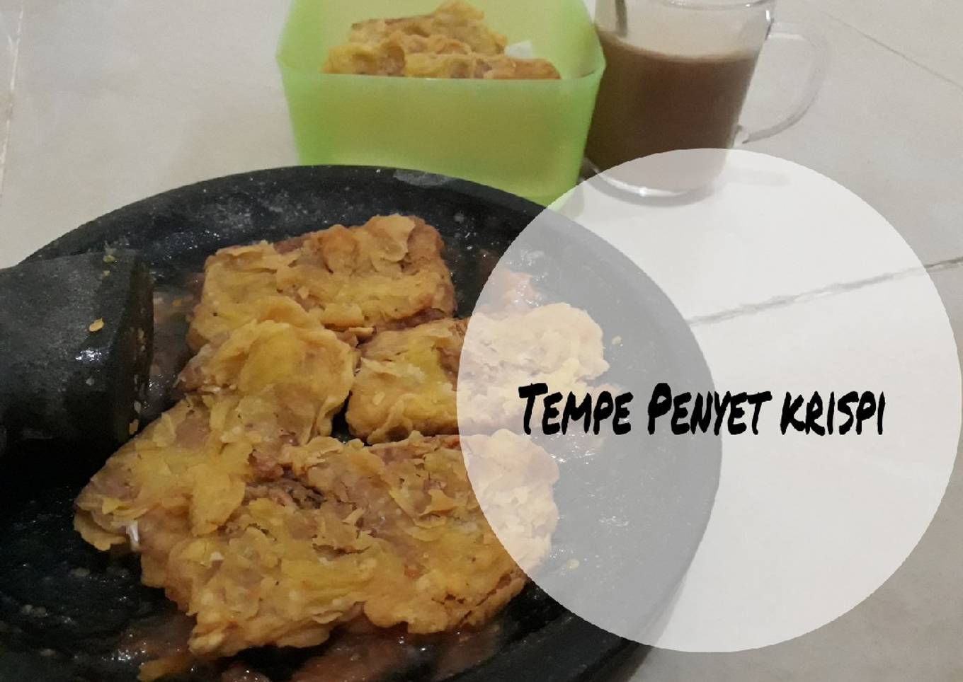 Tempe penyet krispi