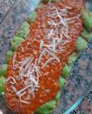 Canelones de espinaca