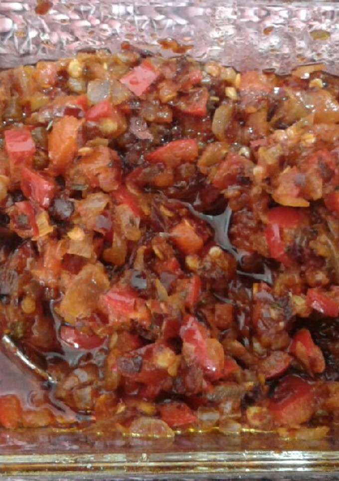 Una foto de Salsa picante para el locro