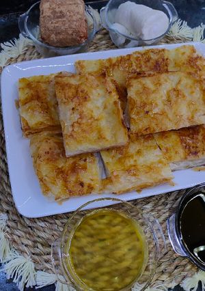 صورة لوصفة الفطير المشلتت بالجلاش الطري