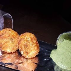 A picture of Rice croquette.
