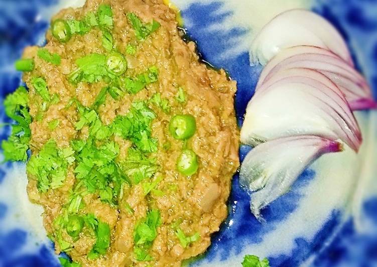 Steps to Prepare My style chicken Galauti fry Kabab