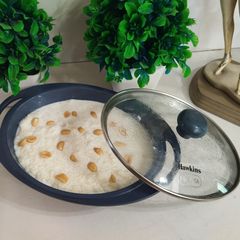 A picture of Little Millet Kheer for Vrat and healthy dessert.