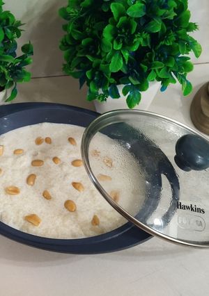 A picture of Little Millet Kheer for Vrat and healthy dessert.
