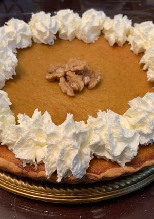 صورة لوصفة تارت البطاطا الحلوة (sweet potato pie)