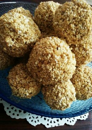 A picture of Ramdana ladoo.