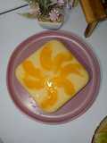Puding Buah Peach