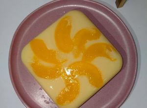 Gambar Puding Buah Peach