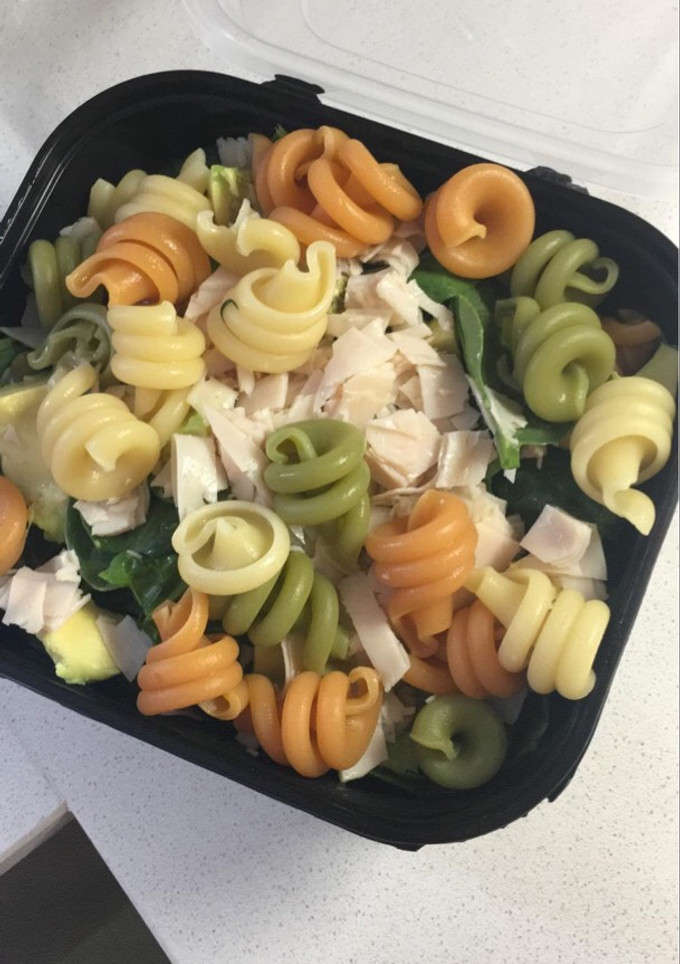 Una foto de Ensalada de espinacas