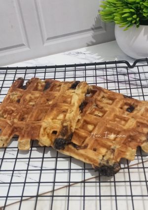 Foto resep Wafel Pisang Coklat