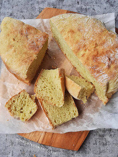 Foto resep Matcha Latte Bread