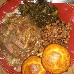 A picture of Sausage and chicken gumbo.