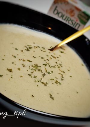 Une photo de Soupe chicons (endives) Boursin®️