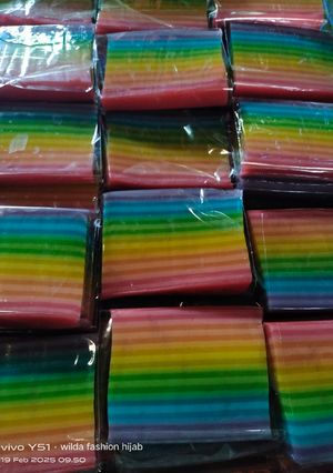 Foto resep Lapis pelangi