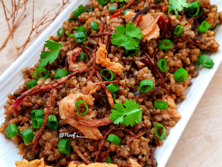 Cara Gampang Membuat Bajra Fried Rice (Nasgor Millet/jewawut), Menggugah Selera