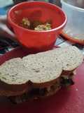 Dip de garbanzos y mostaza