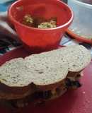 Dip de garbanzos y mostaza