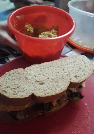 Una foto de Dip de garbanzos y mostaza