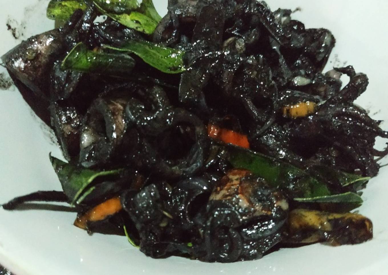 Cumi hitam manis dan pedas