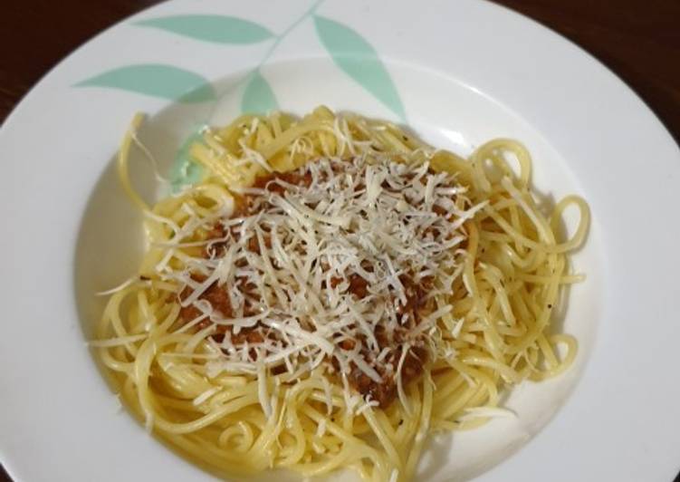 Resep Spagheti Saus Bolognaise Homemade, Enak