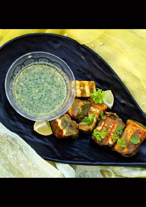 A picture of Puniya paneer tikka.