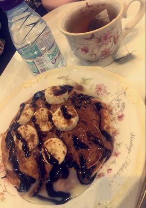 صورة لوصفة بان كيك 🌸