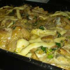 Una foto de Pollo a la crema