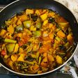 Mixed vegetable with Malabar spinach