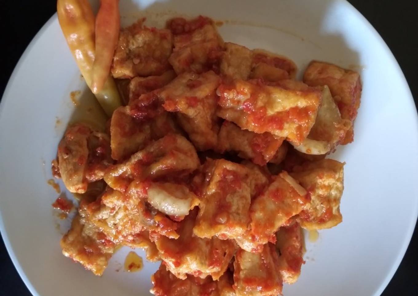 Balado Tahu Ayam