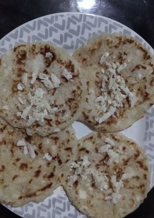 Una foto de Arepa de yuca