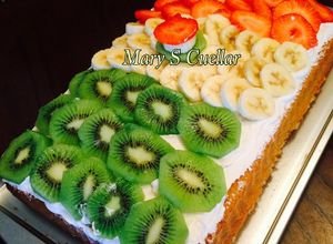 Una foto de Pan De La Lechera Tricolor🇲🇽🇲🇽 Receta -Mary S Cuellar🍴🍴