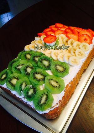 Una foto de Pan De La Lechera Tricolor🇲🇽🇲🇽 Receta -Mary S Cuellar🍴🍴