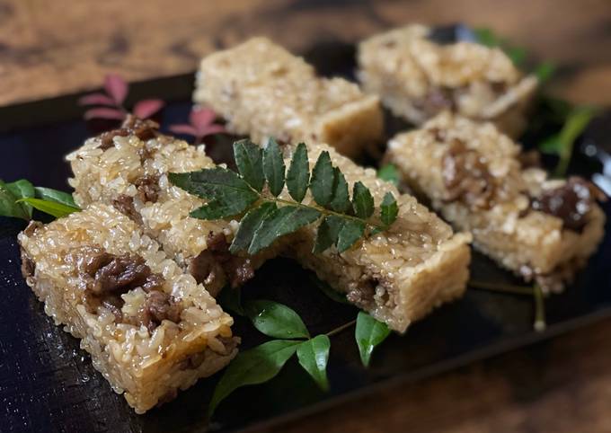 How to Prepare Ultimate Japanese Beef Rice (牛おこわ)