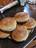 Milk Bread for Hamburgers