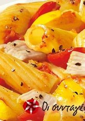 Φωτογραφία της συνταγής Barilla Tortiglioni με κοτόπουλο και πιπεριές