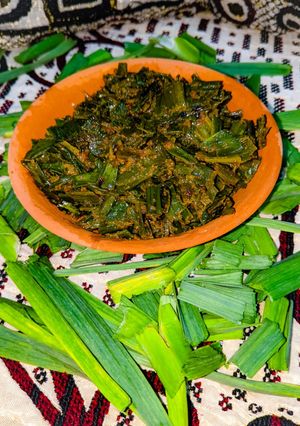 हरे लहसुन की सब्जी रेसिपी मुख्य फोटो