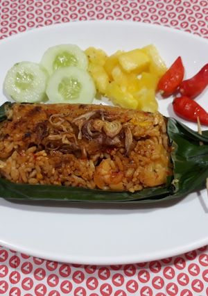 Foto resep Nasi Goreng Nanas Bakar