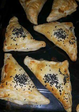 صورة لوصفة فطائر جبنه