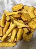 Camote frito con lomito